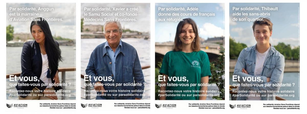 affiches campagne #ParSolidarité